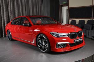BMW M760Li xDrive Imola Red by 3D Design and Abu Dhabi Motors 2017 года